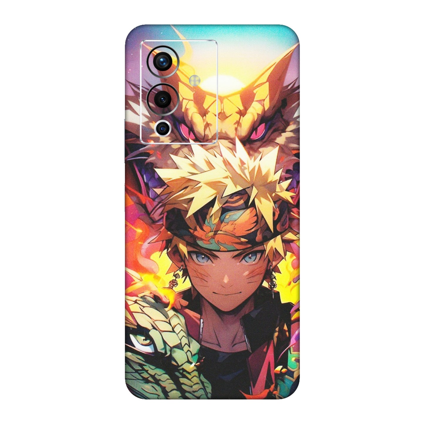 INFINIX Phone Skins (All Models) - Angry Naruto Anime - Matte Finish (M-148) Infinix Note 12 Pro (5G)