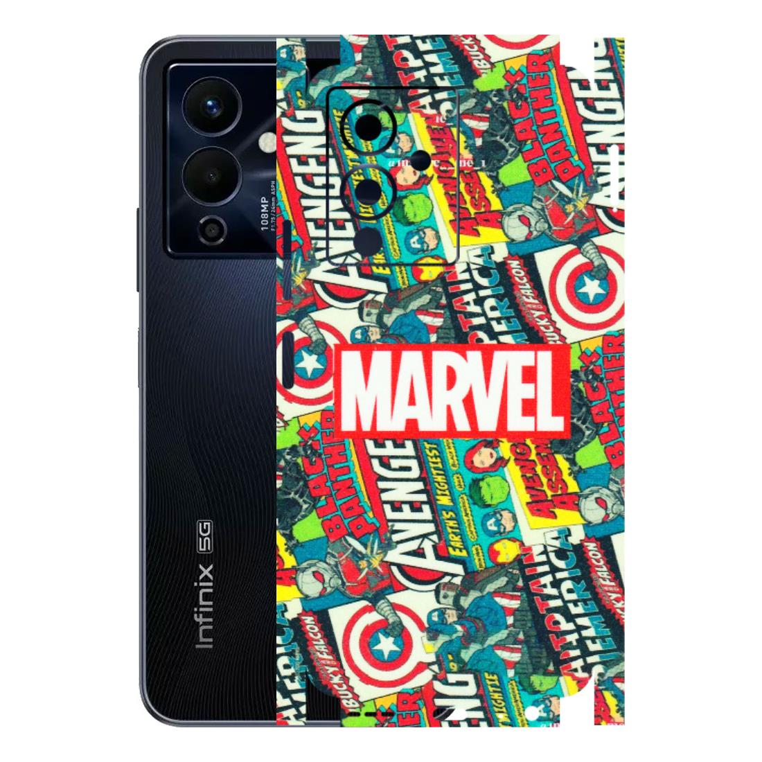INFINIX Phone Skins (All Models) - Marvel Comic Lover - Matte Finish (M-30) Infinix Note 12 Pro (5G)