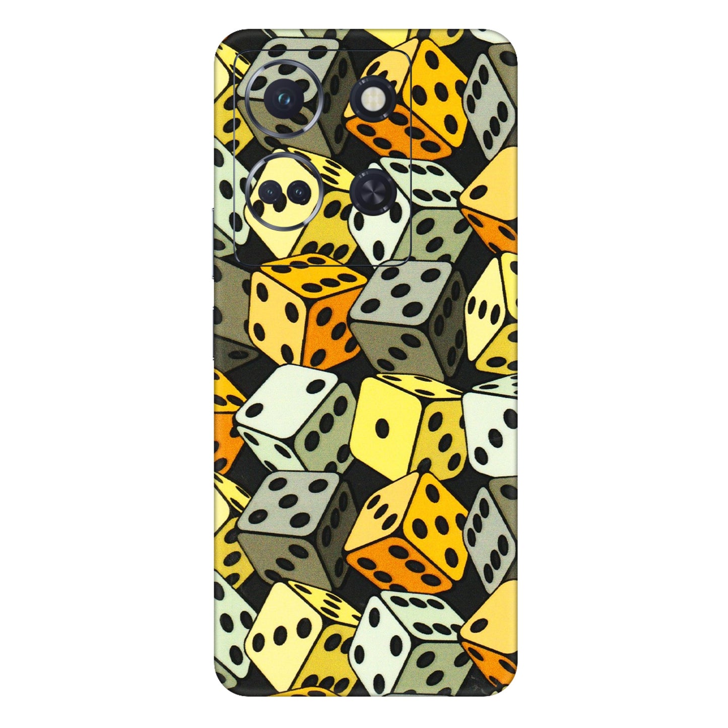 INFINIX Phone Skins (All Models) - Dices Of Life - 3D Embossed Finish (L-04) Infinix Note 30 (5G)