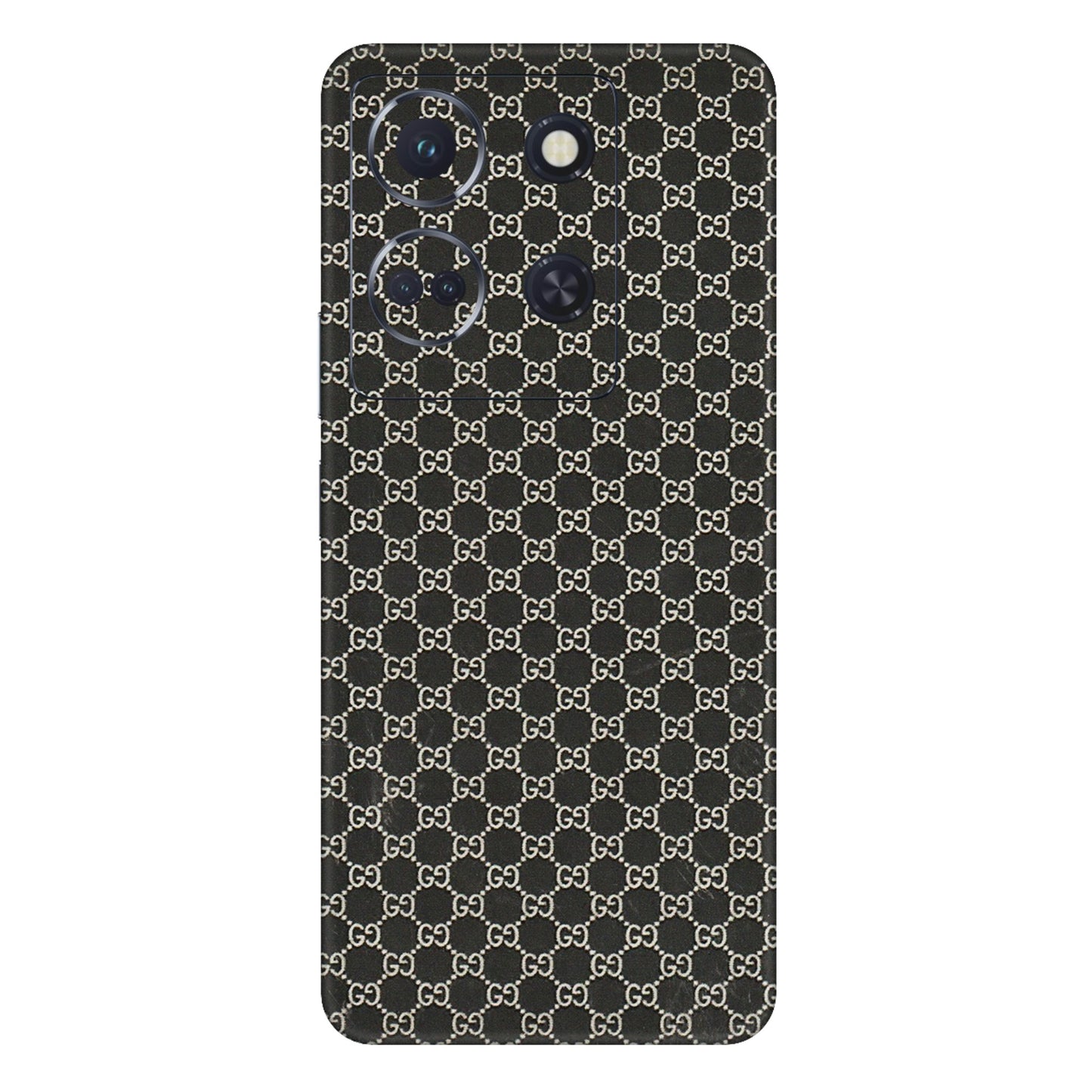 INFINIX Phone Skins (All Models) - Black G Print - 3D Embossed Finish (L-109) Infinix Note 30 (5G)