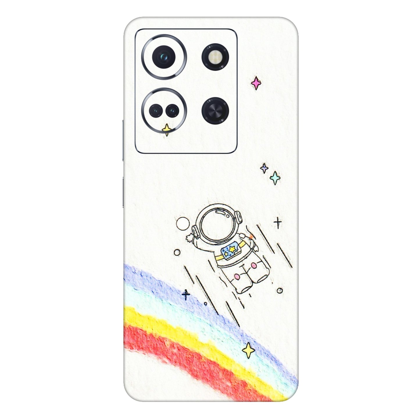 INFINIX Phone Skins (All Models) - Milkyway Astronaut - 3D Embossed Finish (L-110) Infinix Note 30 (5G)