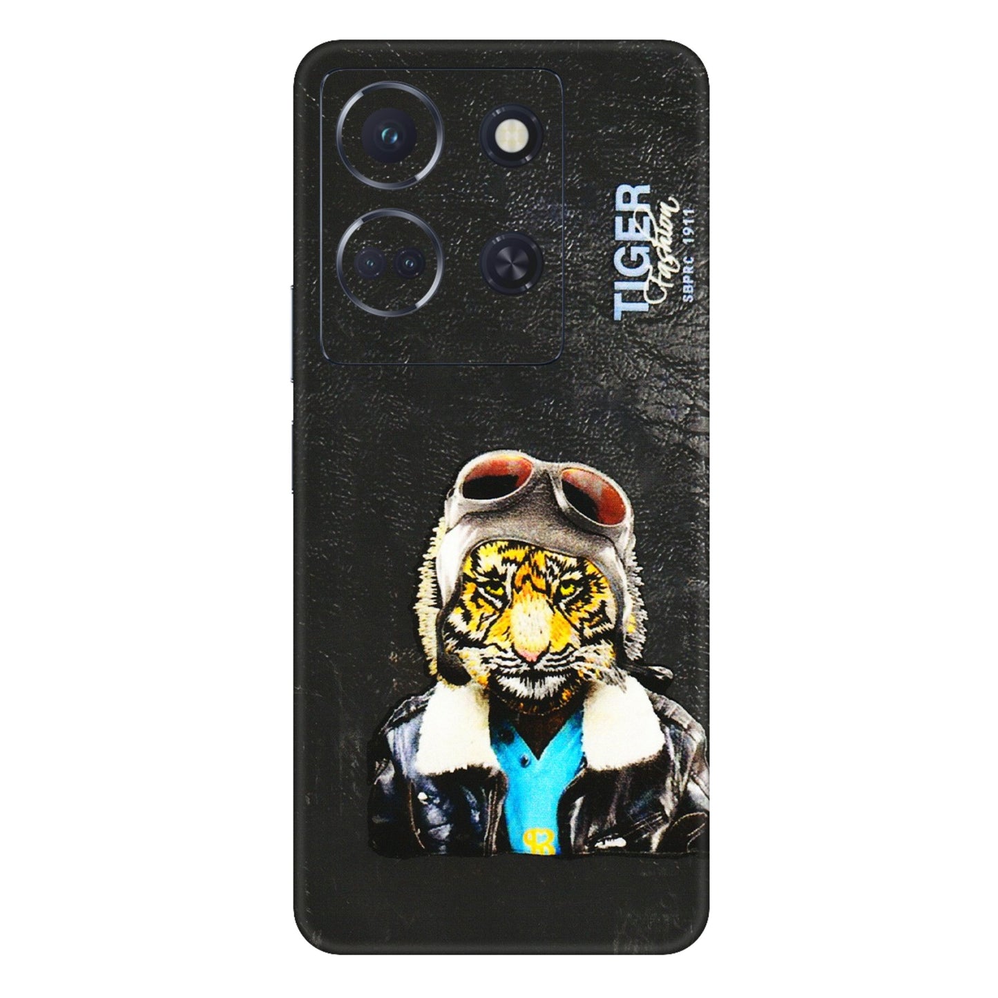 INFINIX Phone Skins (All Models) - Rider Tiger - 3D Embossed Finish (L-113) Infinix Note 30 (5G)