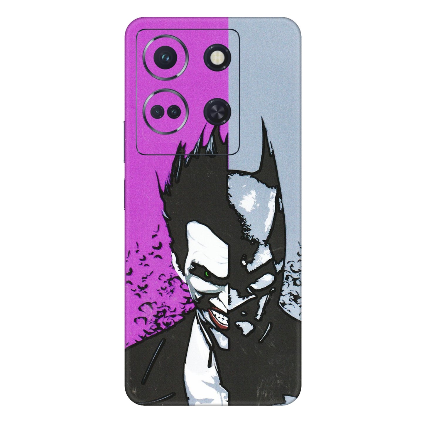 INFINIX Phone Skins (All Models) - Batman & Joker - 3D Embossed Finish (L-143) Infinix Note 30 (5G)