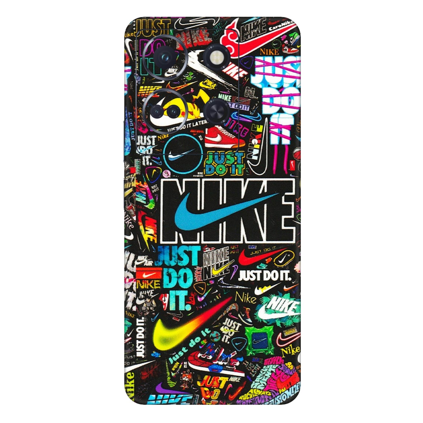 INFINIX Phone Skins (All Models) - Just Do It Doodles - 3D Embossed Finish (L-166) Infinix Note 30 (5G)