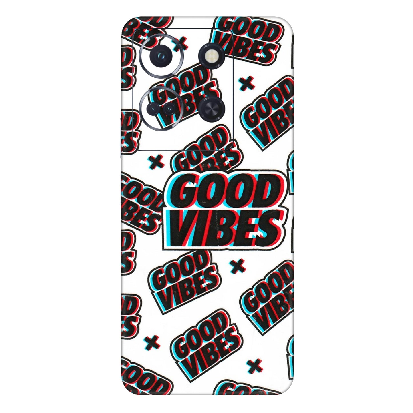 INFINIX Phone Skins (All Models) - Good Vibes - 3D Embossed Finish (L-282) Infinix Note 30 (5G)