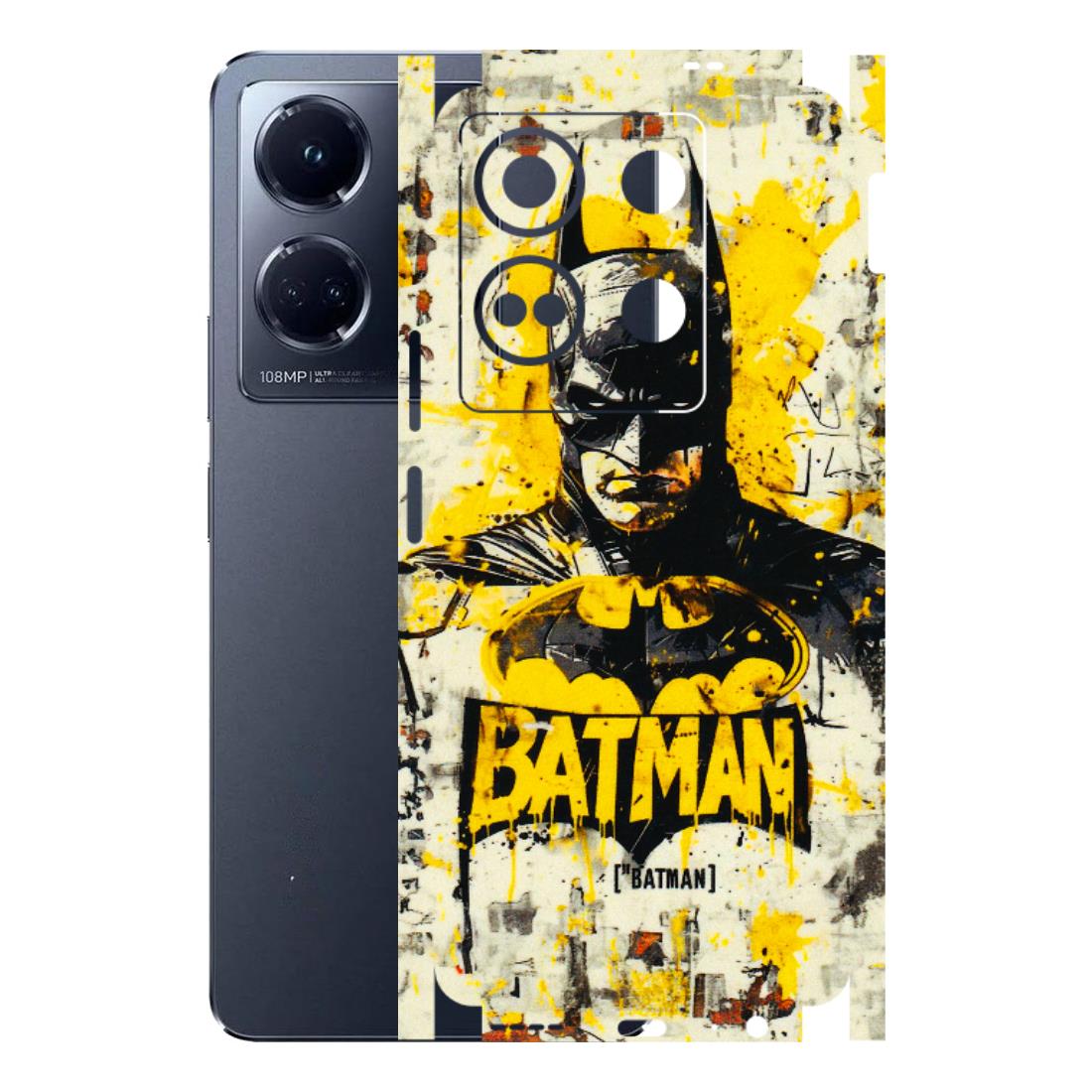 INFINIX Phone Skins (All Models) - Batman Yellow BT - 3D Embossed Finish (L-304) Infinix Note 30 (5G)
