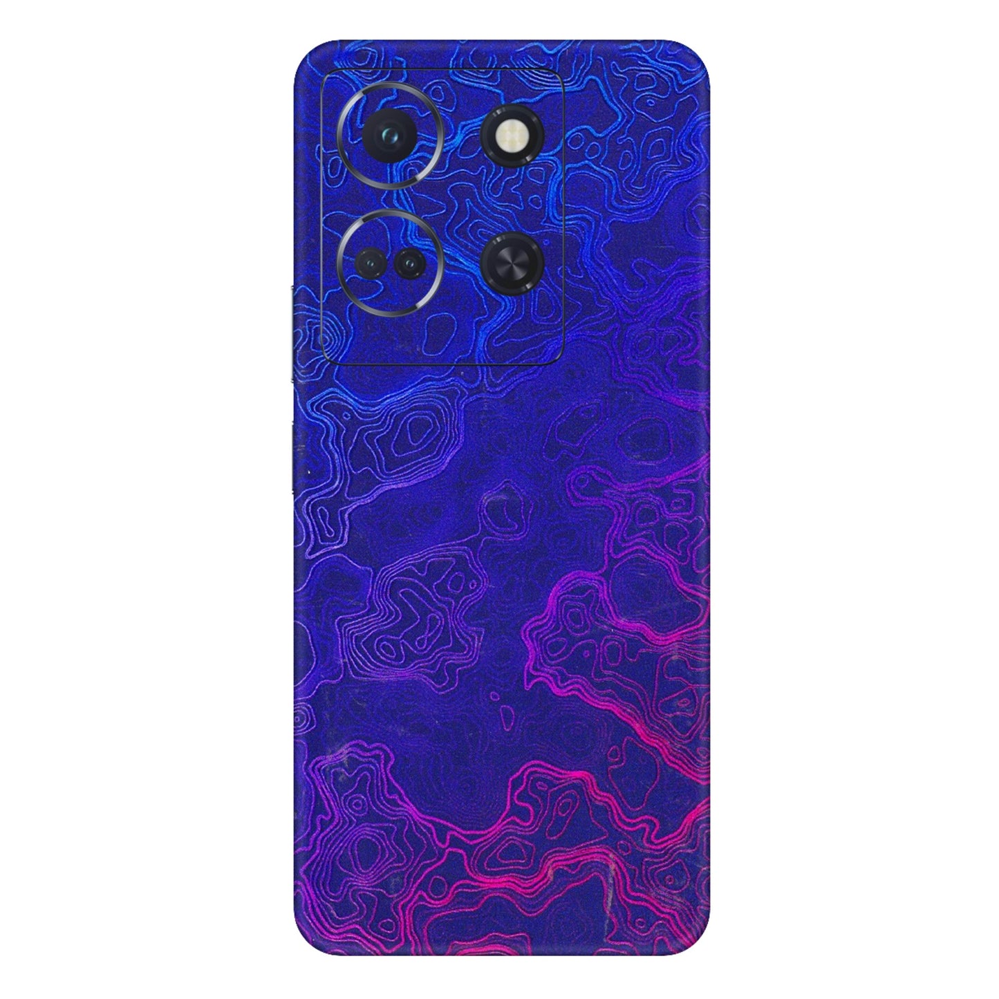 INFINIX Phone Skins (All Models) - Purple Ripples Swirl - 3D Embossed Finish (L-314) Infinix Note 30 (5G)