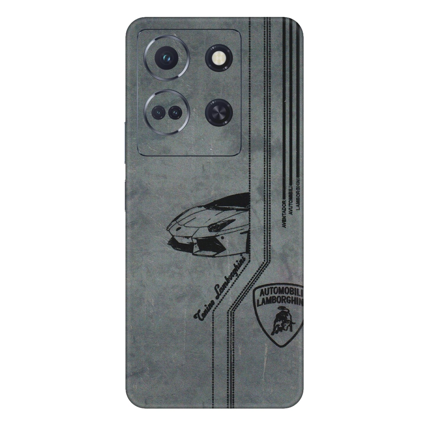 INFINIX Phone Skins (All Models) - New Lamborgini Aventador - 3D Embossed Finish (L-321) Infinix Note 30 (5G)