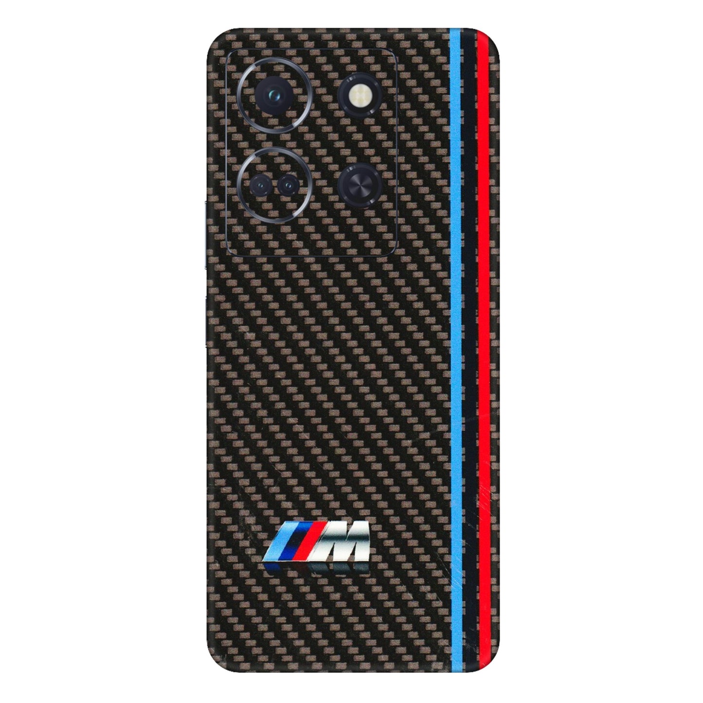 INFINIX Phone Skins (All Models) - BM Carbon Fiber Feels - 3D Embossed Finish (L-38) Infinix Note 30 (5G)