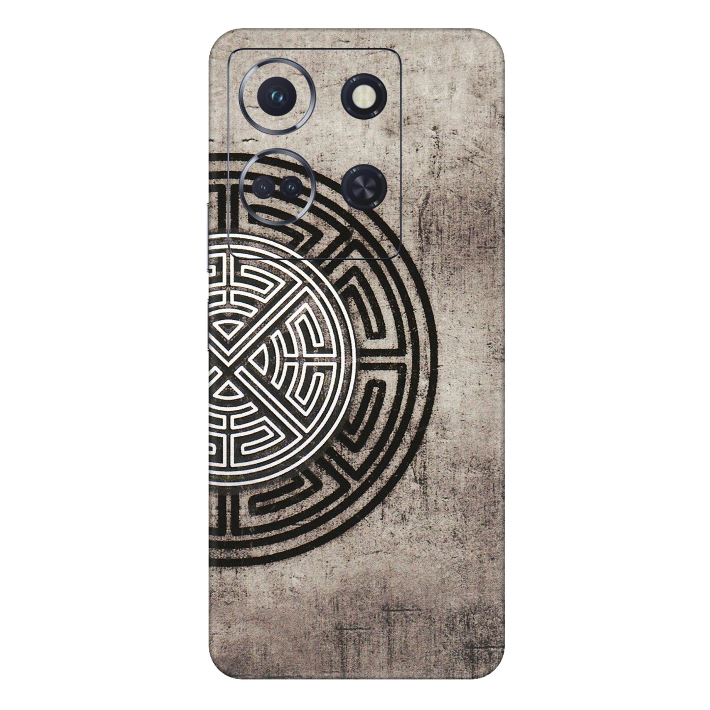 INFINIX Phone Skins (All Models) - Mysterious Circular Design - 3D Embossed Finish (L-63) Infinix Note 30 (5G)