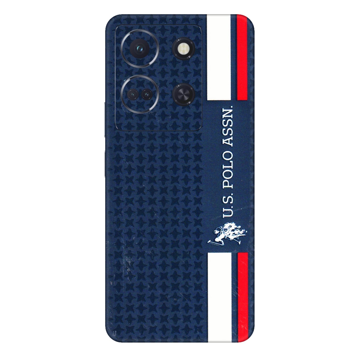 INFINIX Phone Skins (All Models) - US POLO Designer Brand - 3D Embossed Finish (L-65) Infinix Note 30 (5G)