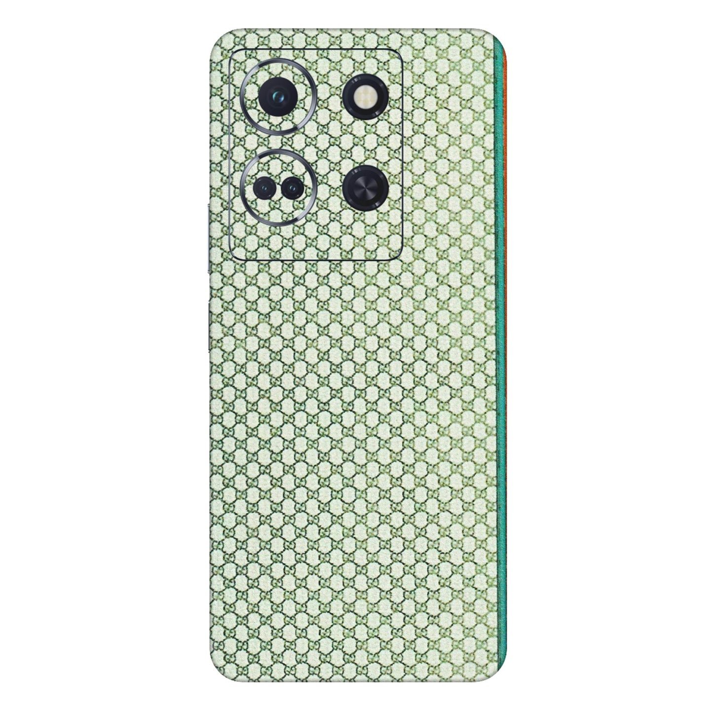 INFINIX Phone Skins (All Models) - Gucci Fabric Pattern - 3D Embossed Finish (L-73) Infinix Note 30 (5G)