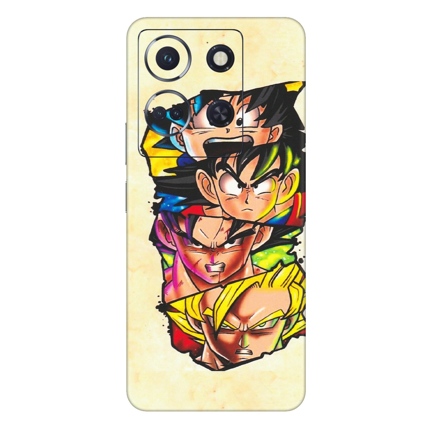 INFINIX Phone Skins (All Models) - Angry Multi Anime - Matte Finish (M-113) Infinix Note 30 (5G)