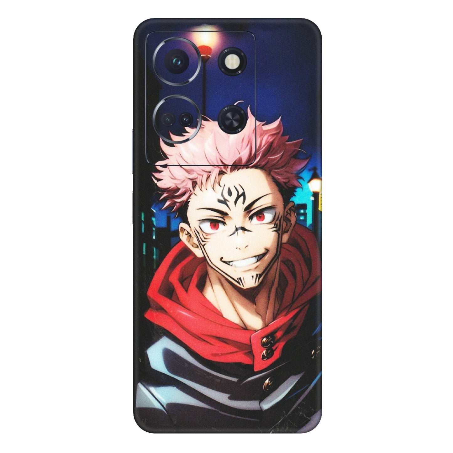INFINIX Phone Skins (All Models) - Yuji Itadori Funny Face Anime - Matte Finish (M-152) Infinix Note 30 (5G)