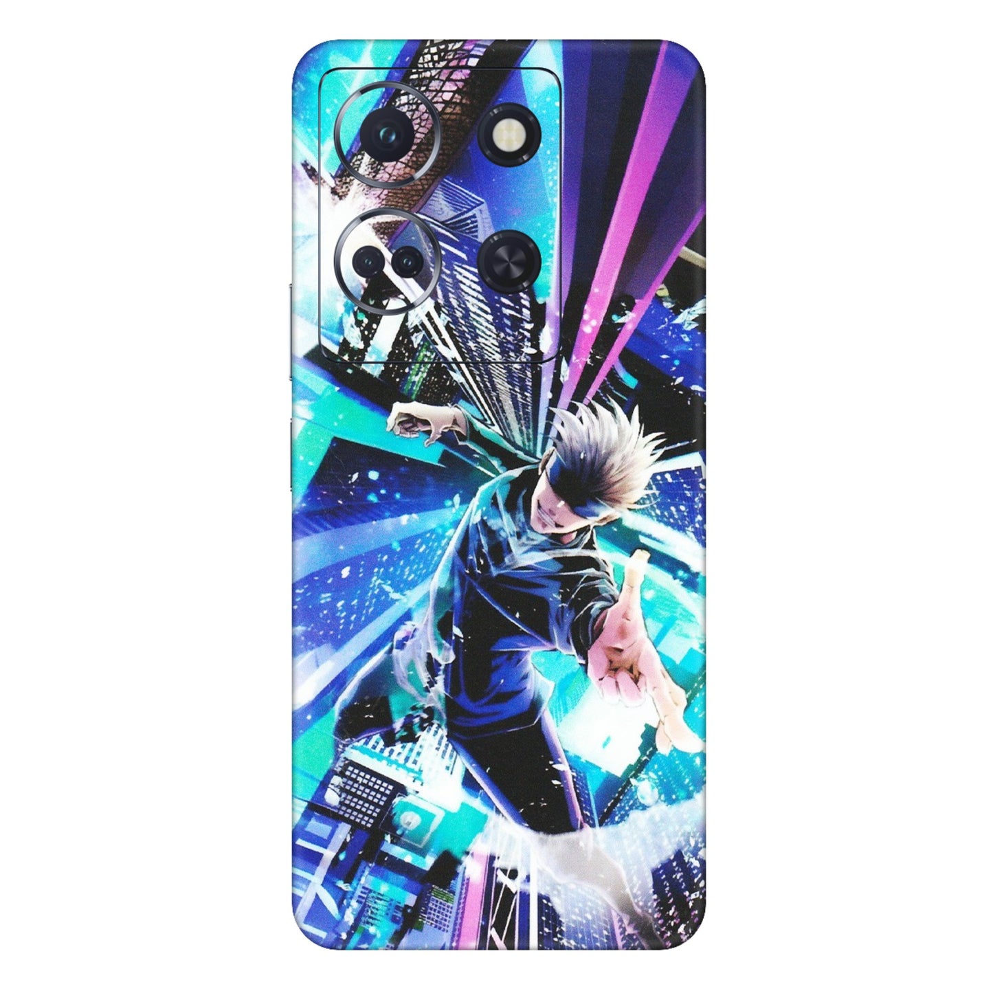 INFINIX Phone Skins (All Models) - Manga Action Jujustu Kaisen Anime - Matte Finish (M-155) Infinix Note 30 (5G)