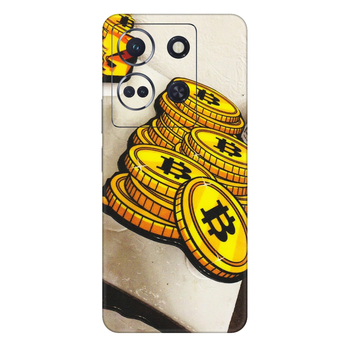 INFINIX Phone Skins (All Models) - Billionaire Bitcoin Collection - Matte Finish (M-92) Infinix Note 30 (5G)