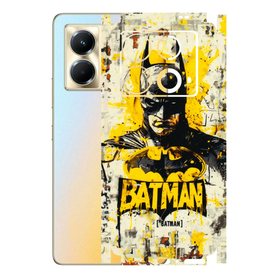 INFINIX Phone Skins (All Models) - Batman Yellow BT - 3D Embossed Finish (L-304) Infinix Note 40