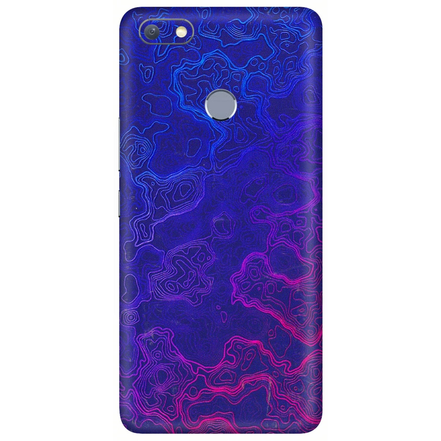 INFINIX Phone Skins (All Models) - Purple Ripples Swirl - 3D Embossed Finish (L-314) Infinix Note 5