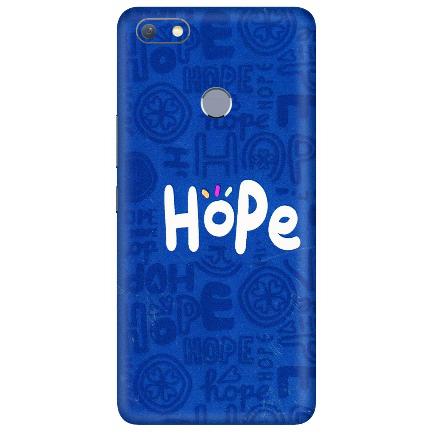 INFINIX Phone Skins (All Models) - Hope Doodles Blue - 3D Embossed Finish (L-43) Infinix Note 5