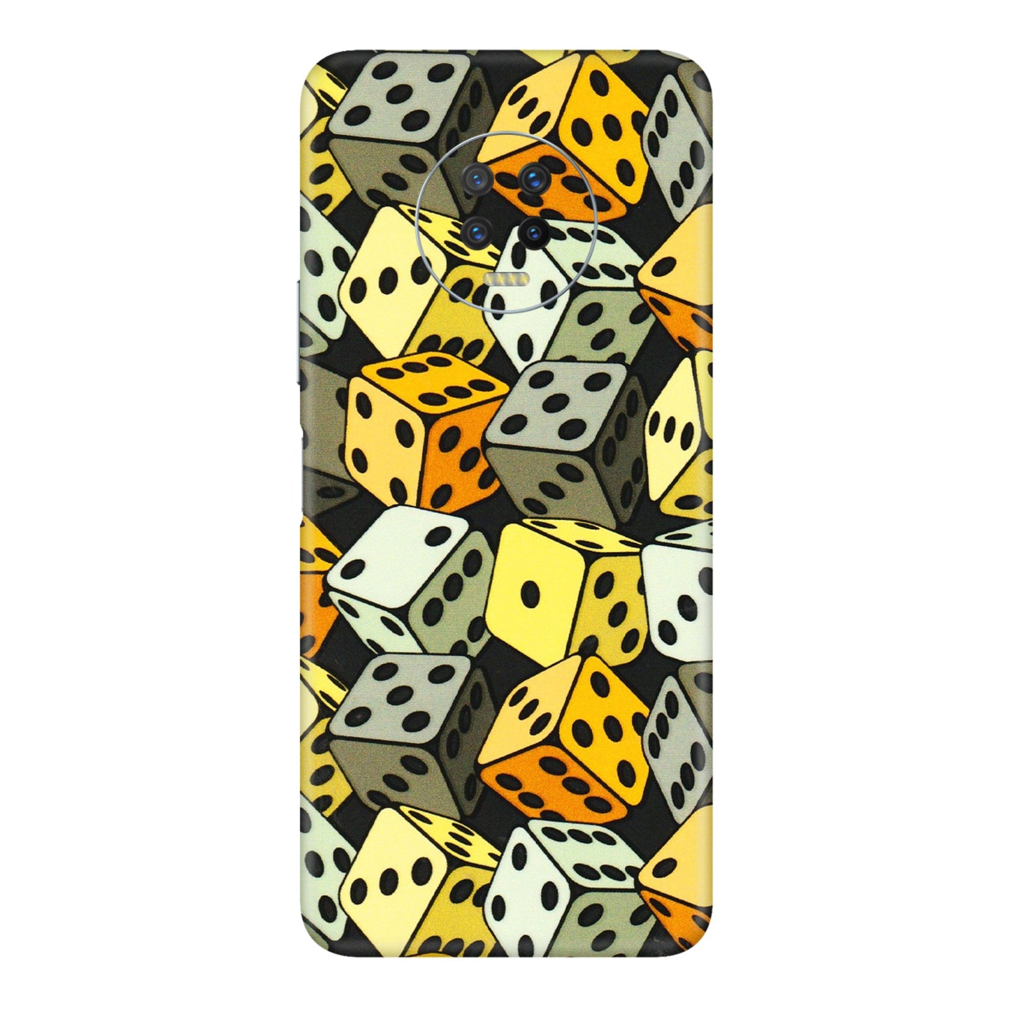 INFINIX Phone Skins (All Models) - Dices Of Life - 3D Embossed Finish (L-04) Infinix Note 7