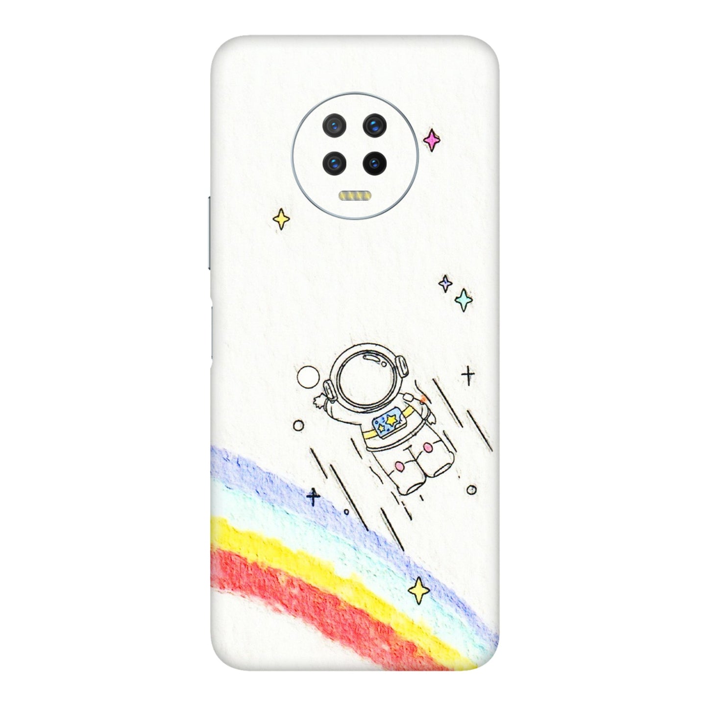 INFINIX Phone Skins (All Models) - Milkyway Astronaut - 3D Embossed Finish (L-110) Infinix Note 7