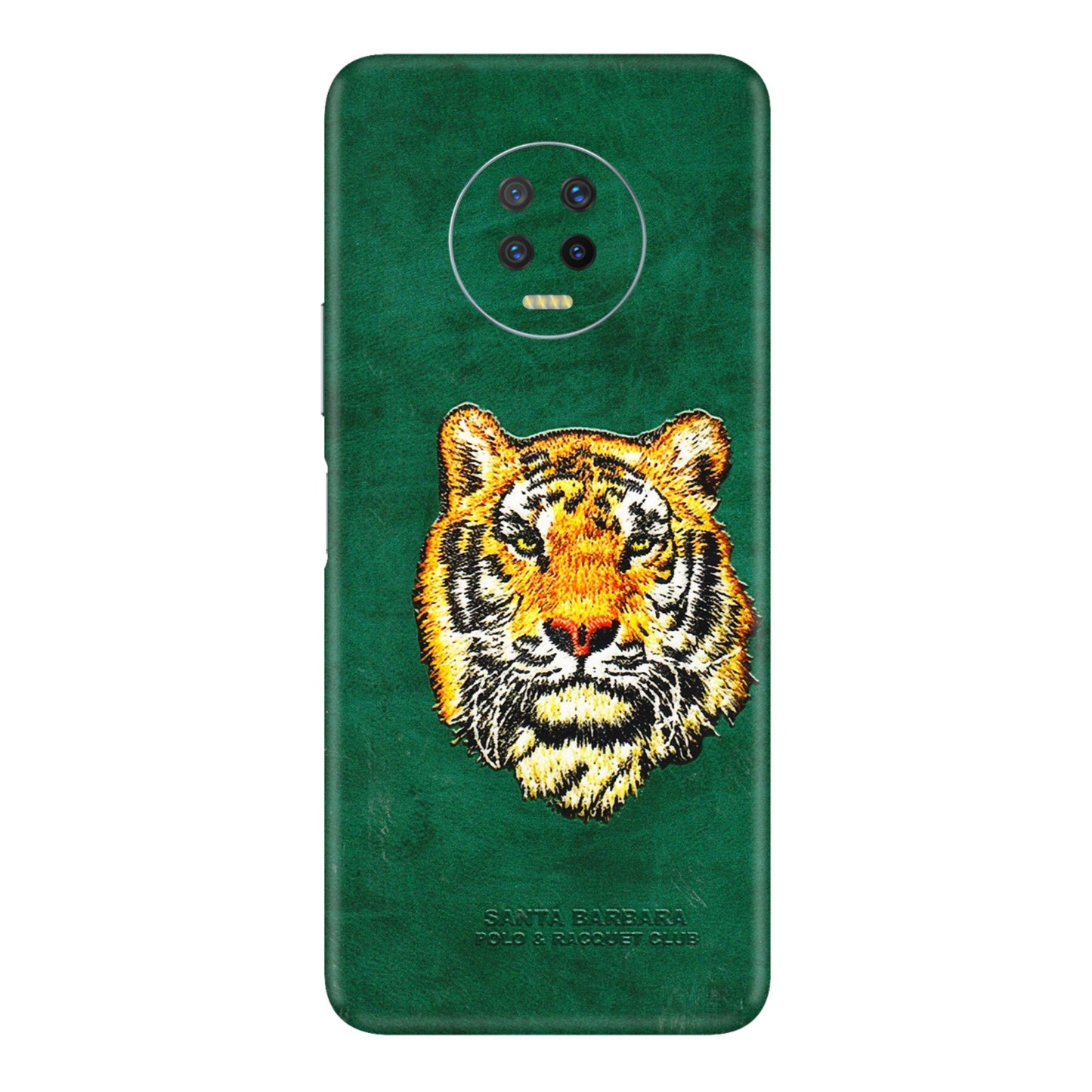 INFINIX Phone Skins (All Models) - Leather Feel Tiger - 3D Embossed Finish (L-111) Infinix Note 7