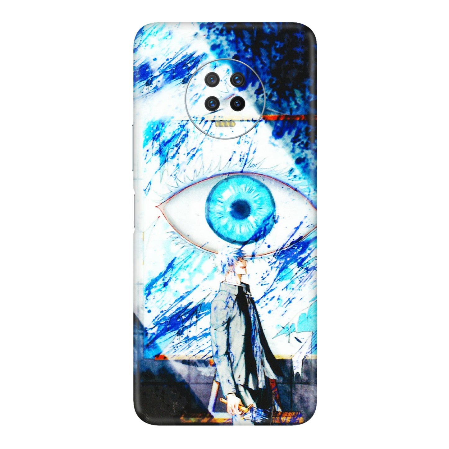 INFINIX Phone Skins (All Models) - Gojo Satoru evil eye - 3D Embossed Finish (L-239) Infinix Note 7