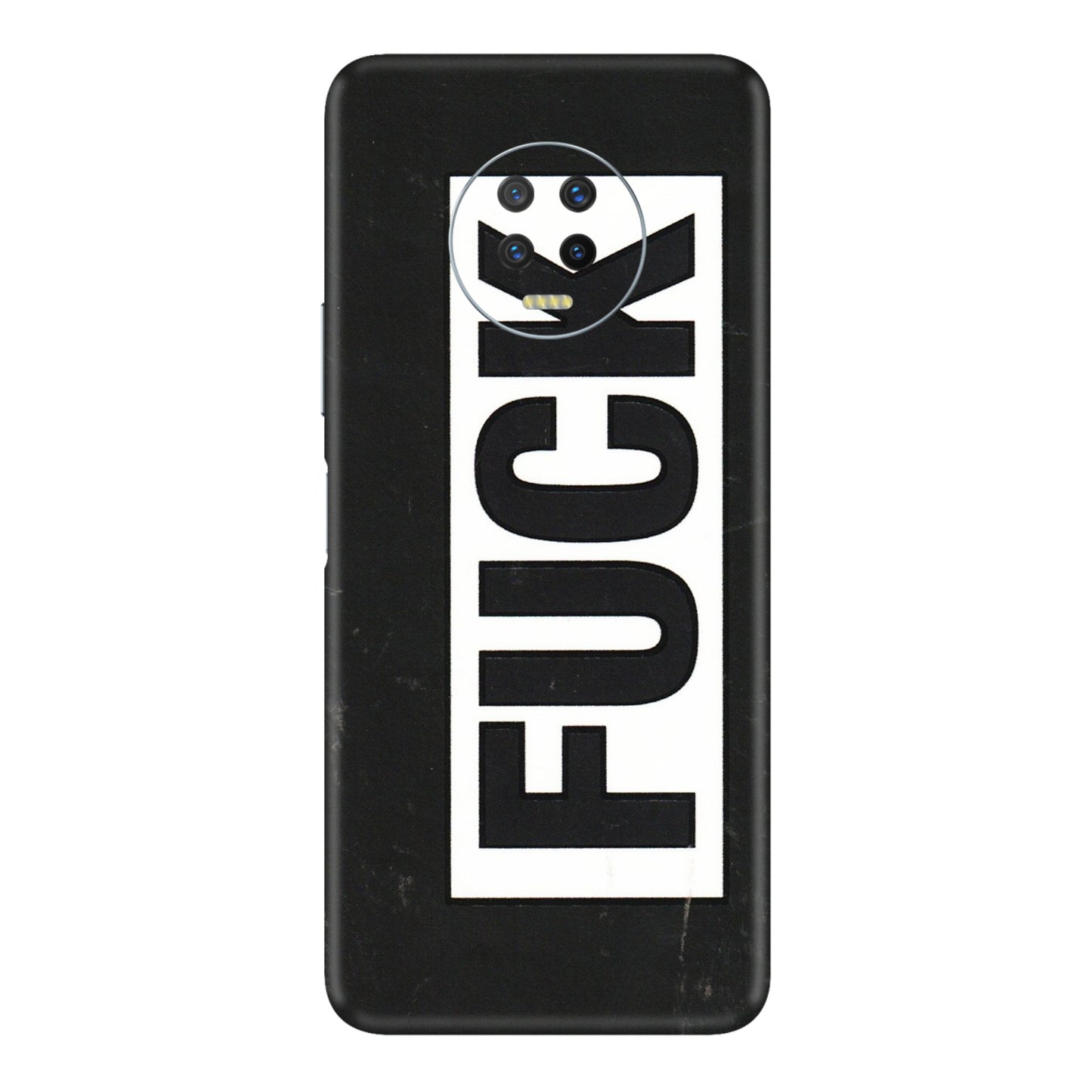INFINIX Phone Skins (All Models) - The F Word - 3D Embossed Finish (L-255) Infinix Note 7