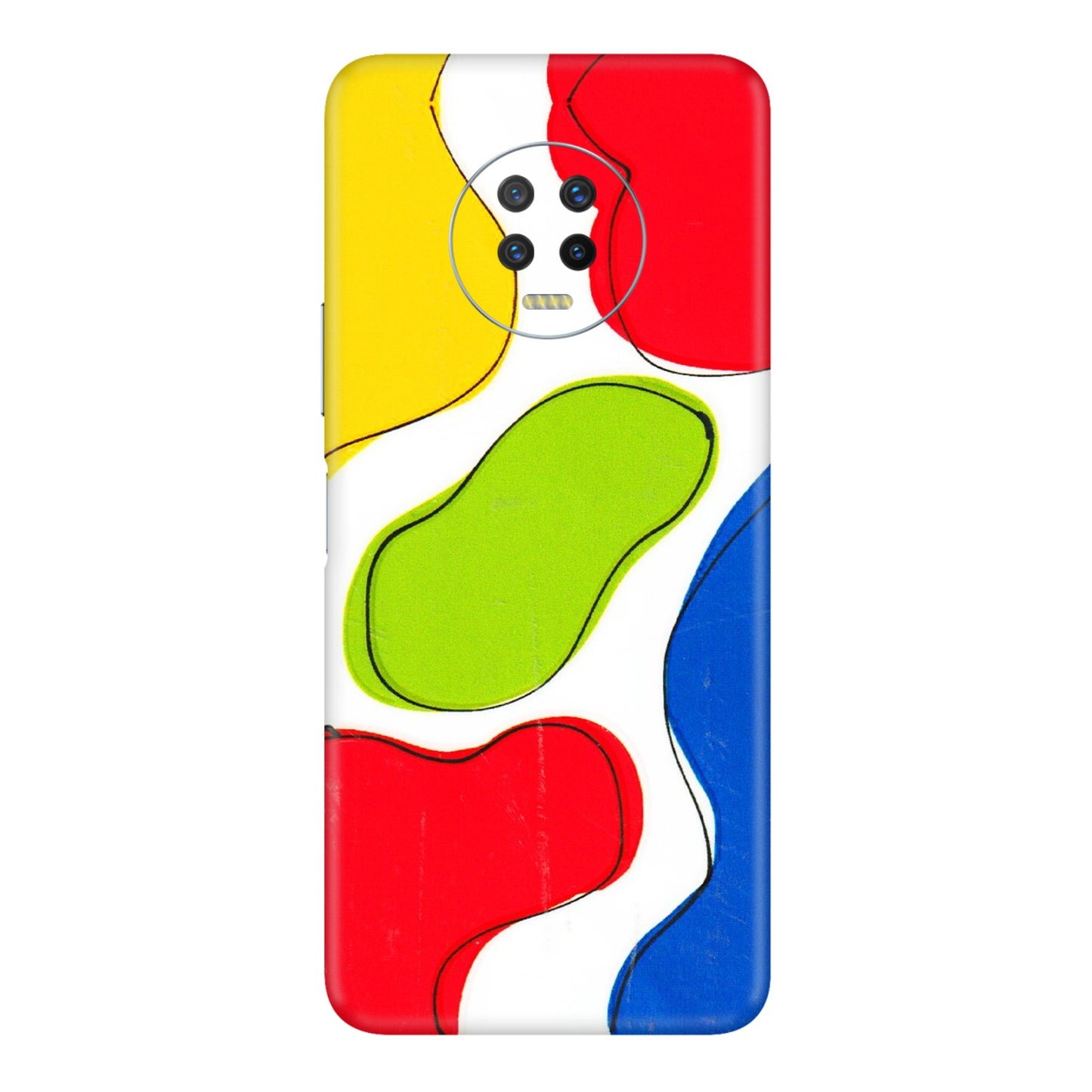 INFINIX Phone Skins (All Models) - RGB Colour Paint - 3D Embossed Finish (L-284) Infinix Note 7