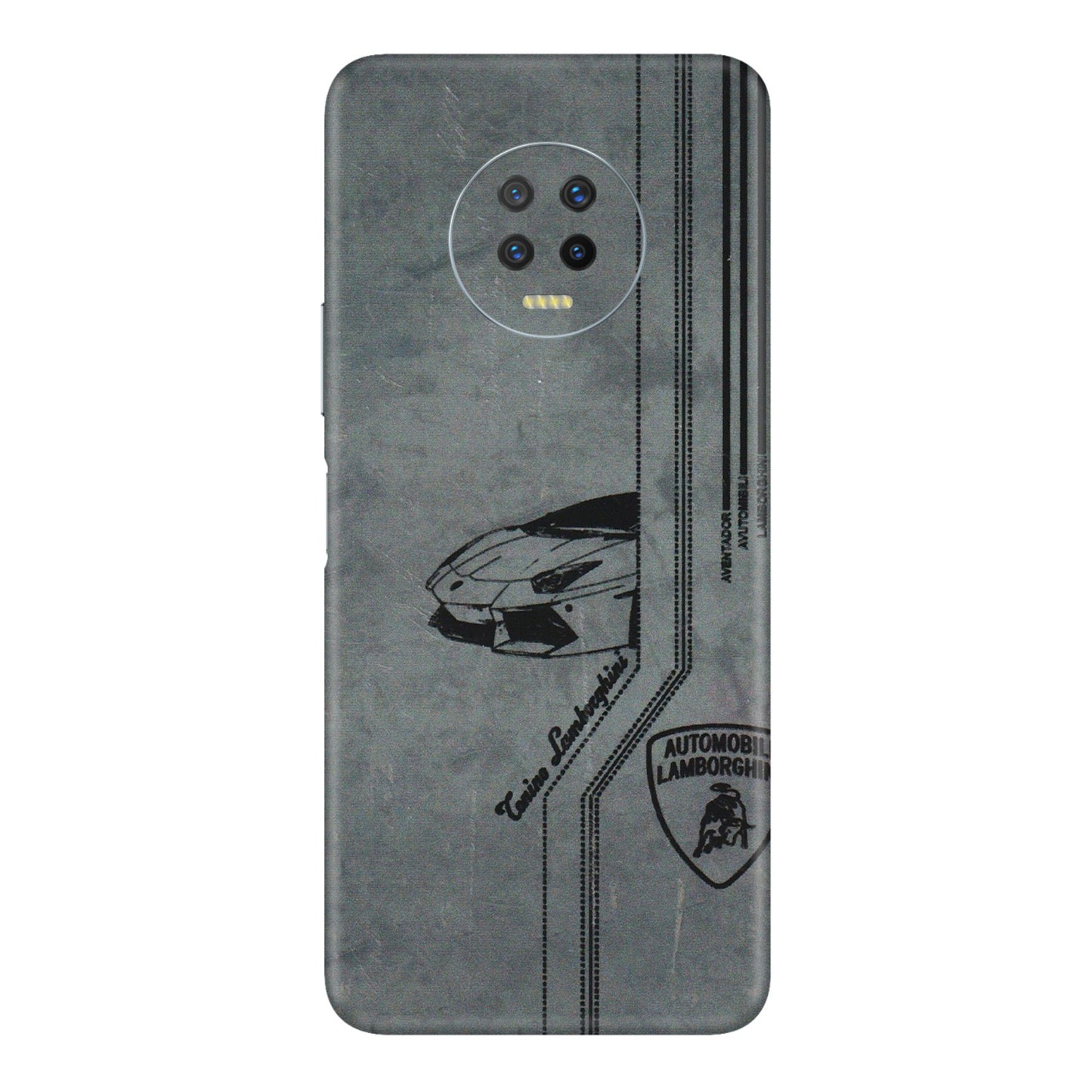 INFINIX Phone Skins (All Models) - New Lamborgini Aventador - 3D Embossed Finish (L-321) Infinix Note 7