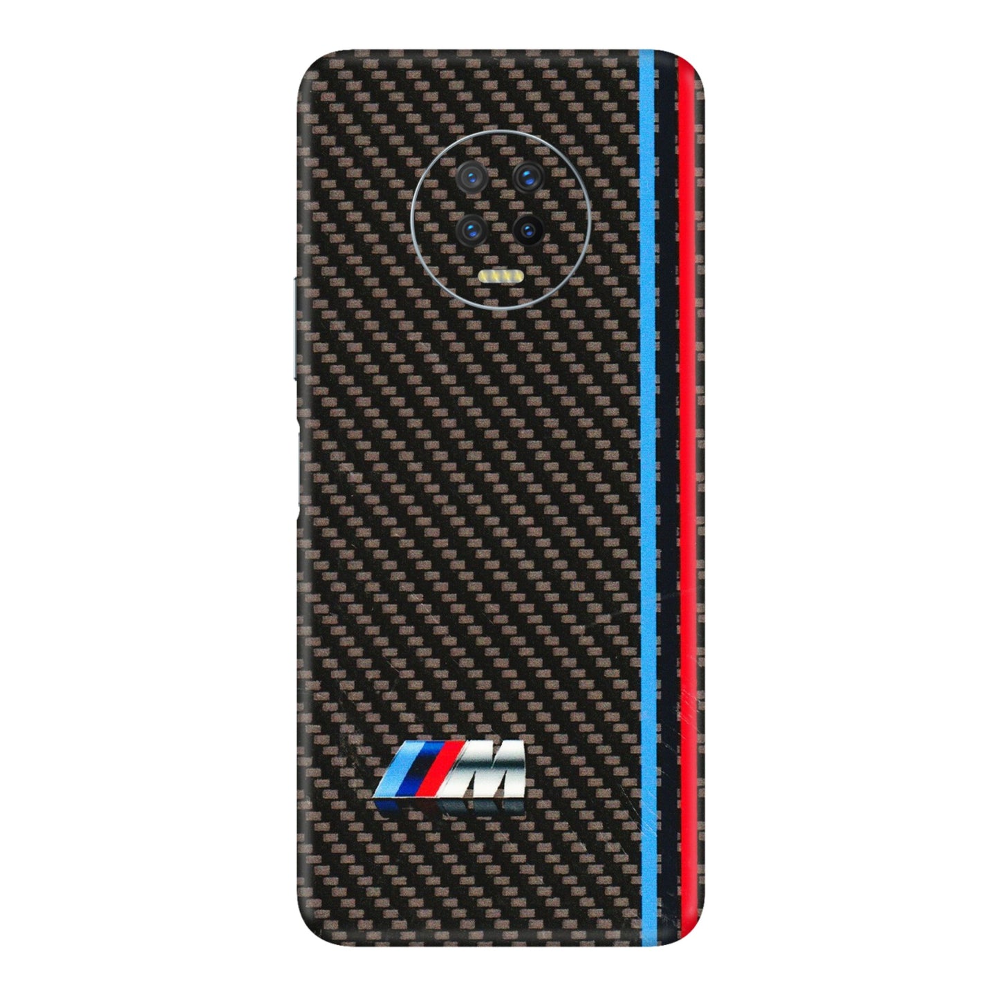 INFINIX Phone Skins (All Models) - BM Carbon Fiber Feels - 3D Embossed Finish (L-38) Infinix Note 7