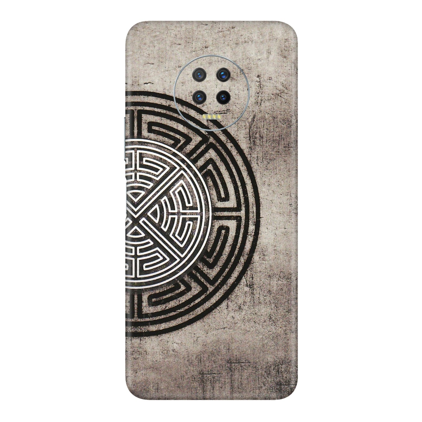 INFINIX Phone Skins (All Models) - Mysterious Circular Design - 3D Embossed Finish (L-63) Infinix Note 7