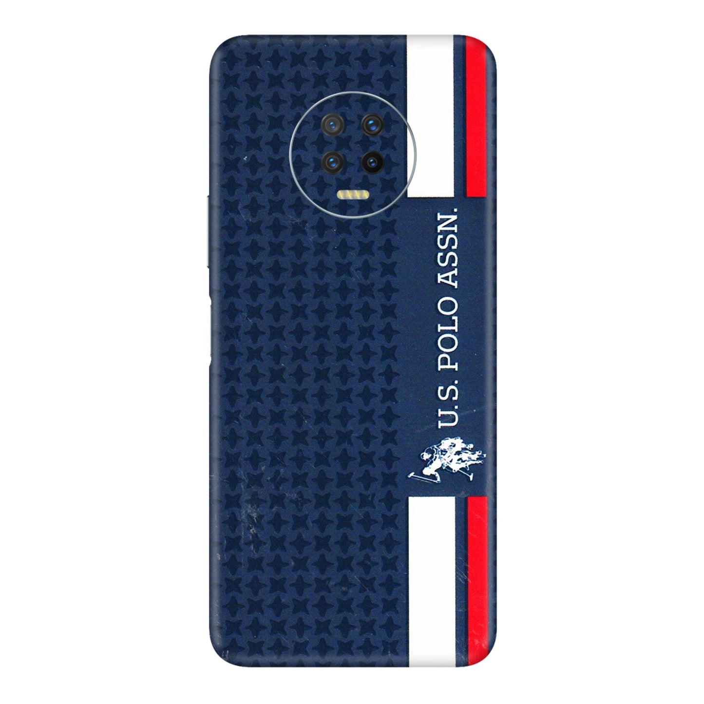 INFINIX Phone Skins (All Models) - US POLO Designer Brand - 3D Embossed Finish (L-65) Infinix Note 7