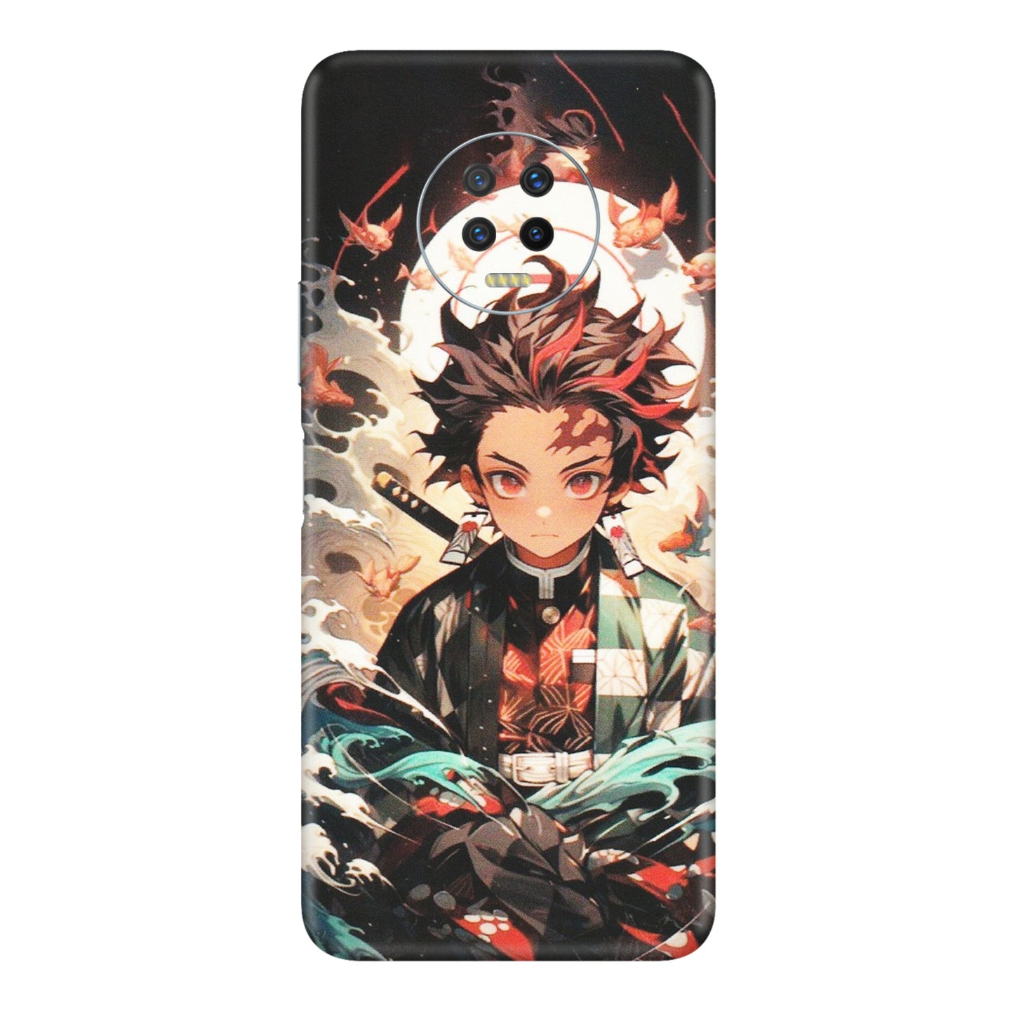 INFINIX Phone Skins (All Models) - Tanjiro Demon Slayer Anime - Matte Finish (M-158) Infinix Note 7