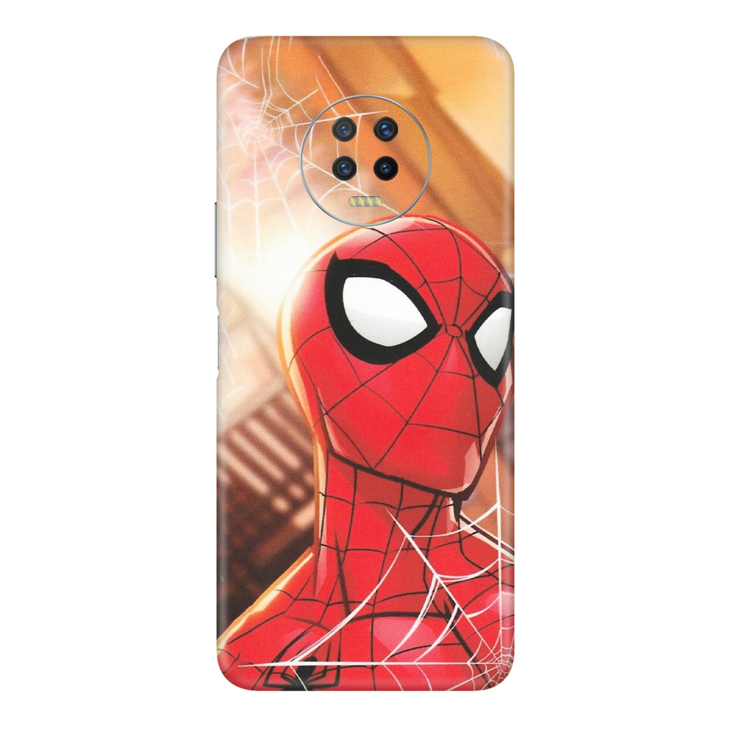 INFINIX Phone Skins (All Models) - Spiderman Face New - Matte Finish (M-41) Infinix Note 7