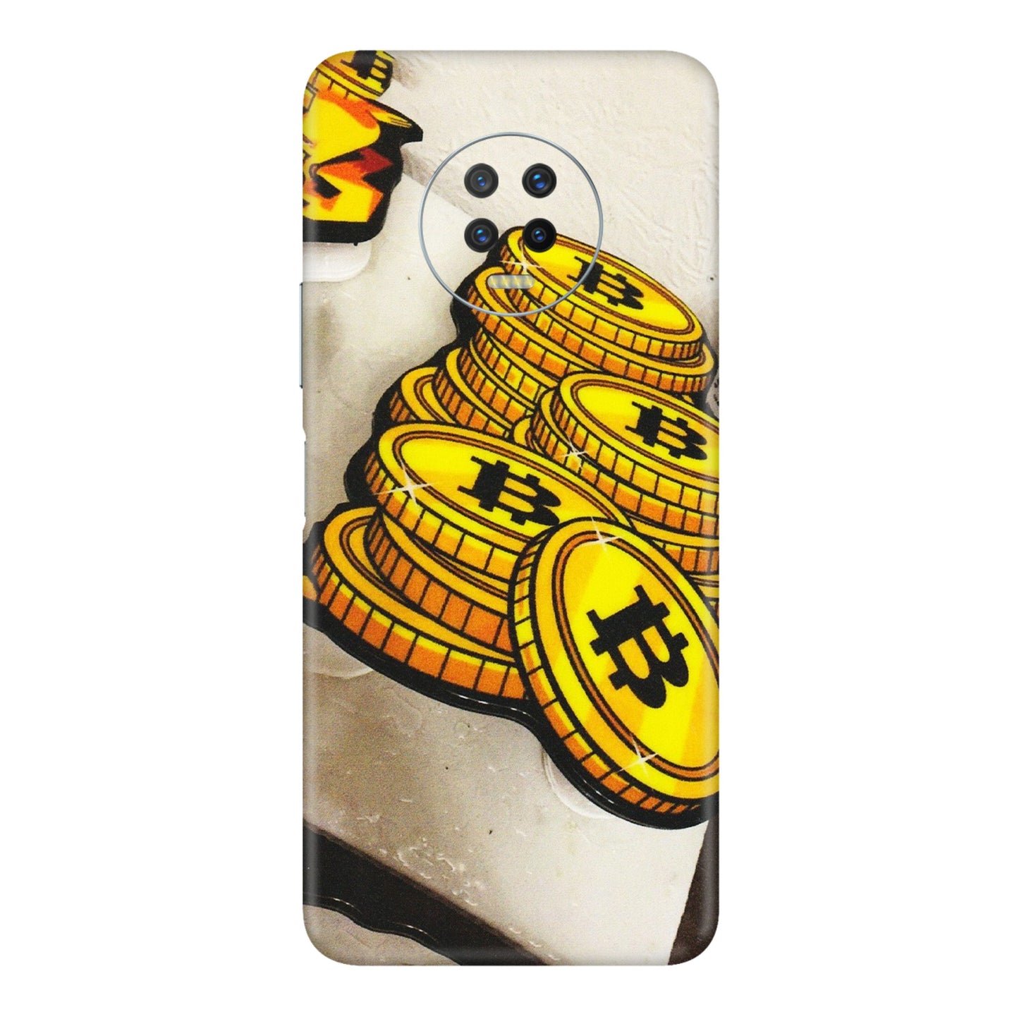 INFINIX Phone Skins (All Models) - Billionaire Bitcoin Collection - Matte Finish (M-92) Infinix Note 7