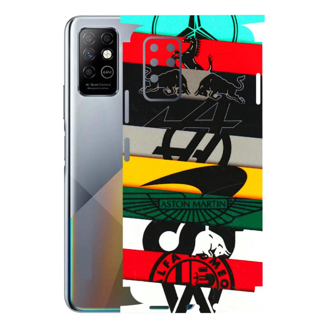 INFINIX Phone Skins (All Models) - Multi Designer Brands - 3D Embossed Finish (L-187) Infinix Note 8
