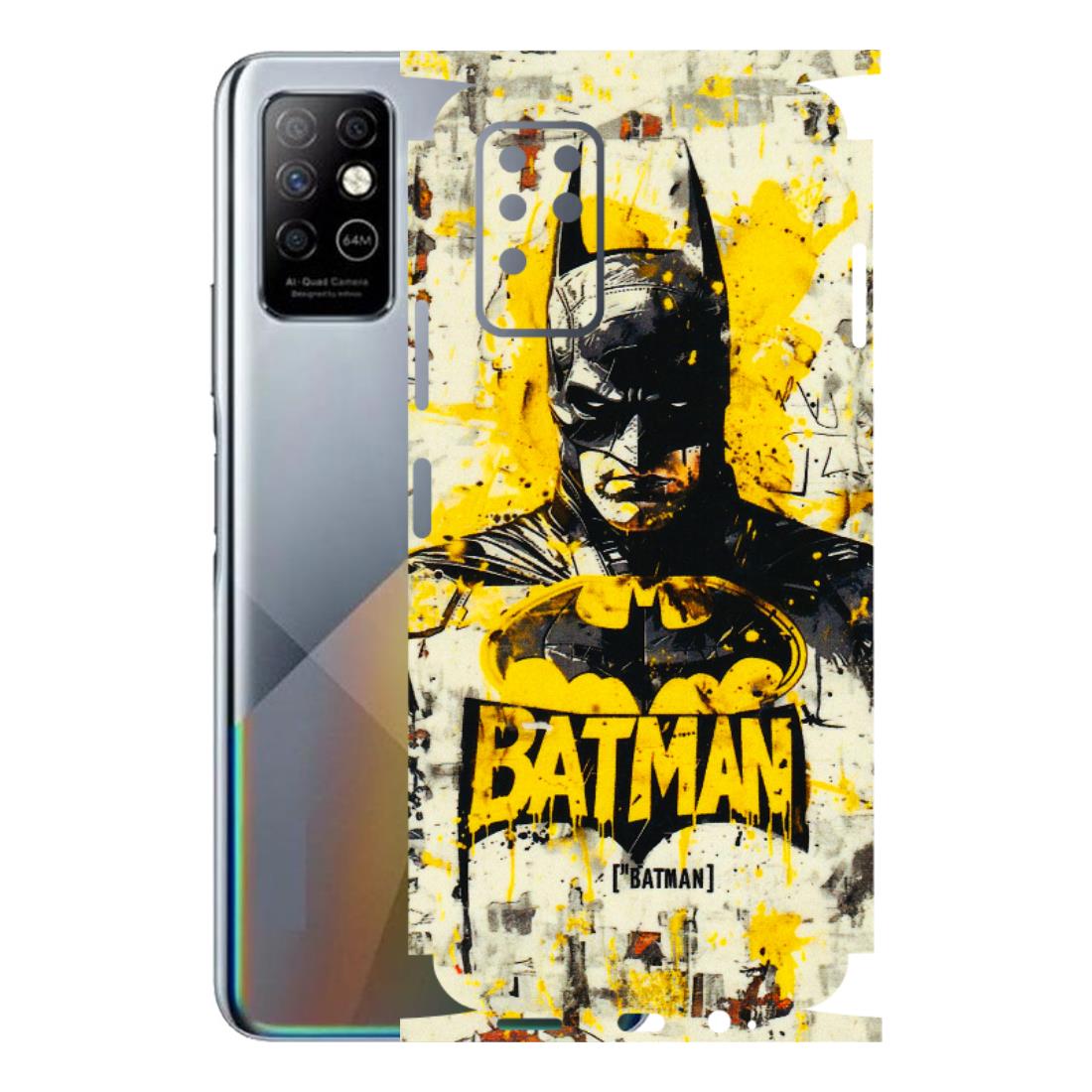 INFINIX Phone Skins (All Models) - Batman Yellow BT - 3D Embossed Finish (L-304) Infinix Note 8