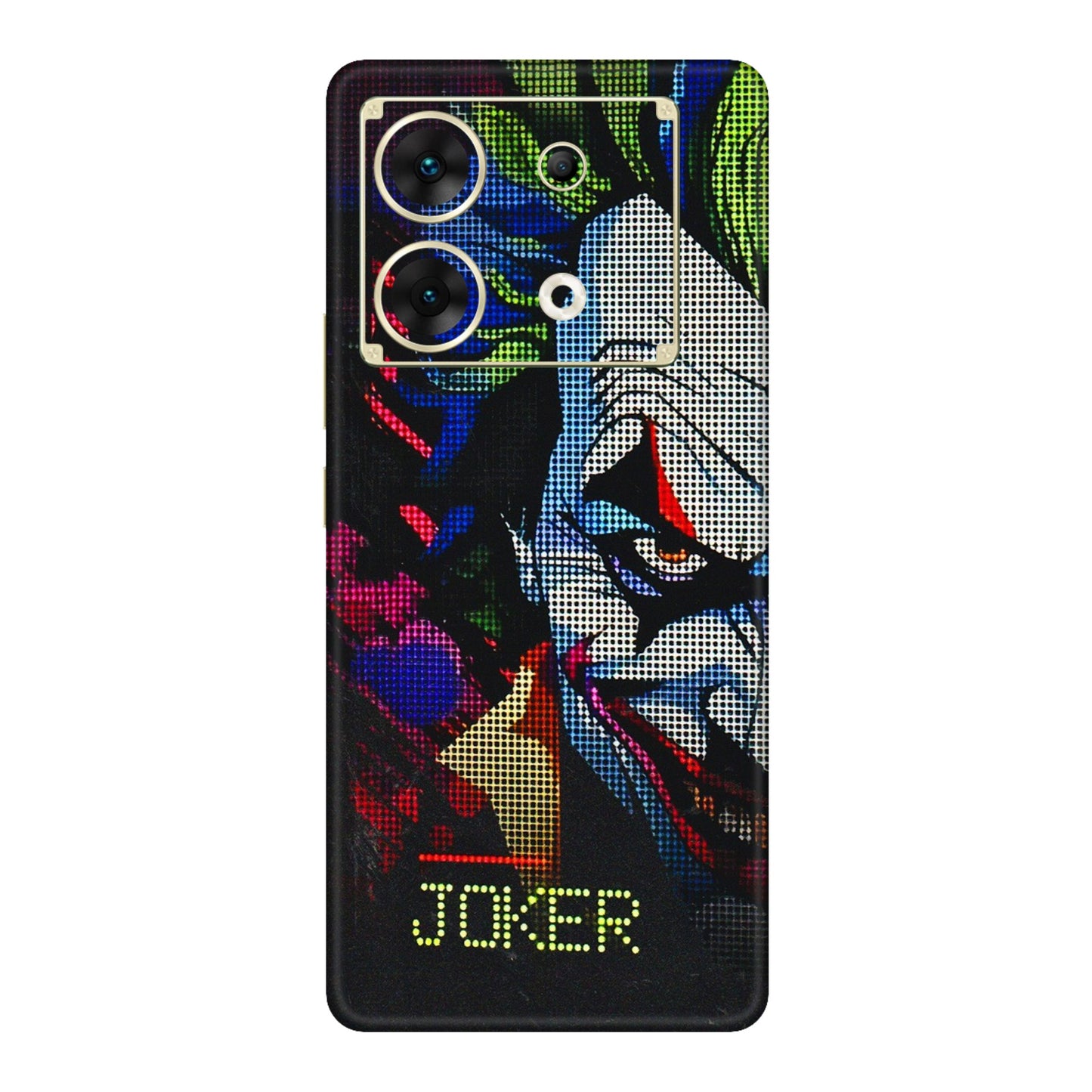 INFINIX Phone Skins (All Models) - Joker Dot Matrix - 3D Embossed Finish (L-08) Infinix Zero 30 (5G)