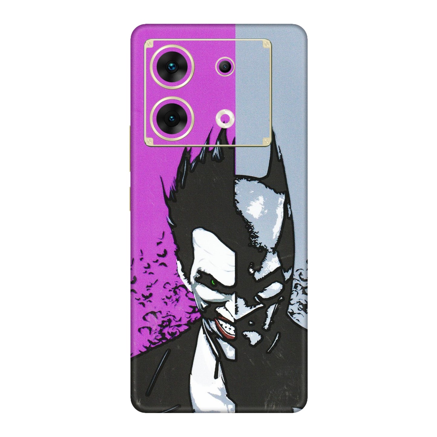 INFINIX Phone Skins (All Models) - Batman & Joker - 3D Embossed Finish (L-143) Infinix Zero 30 (5G)