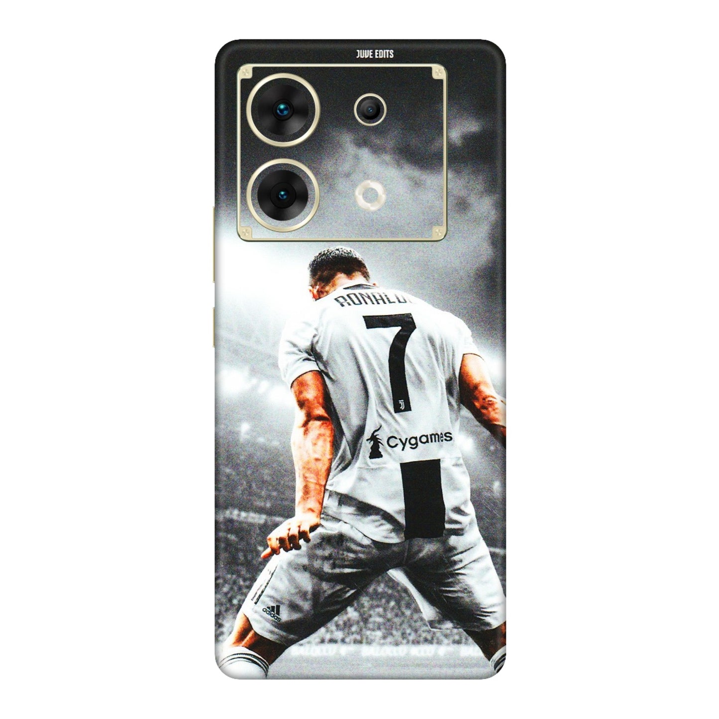 INFINIX Phone Skins (All Models) - Ronaldo CR7 Crazy - 3D Embossed Finish (L-44) Infinix Zero 30 (5G)