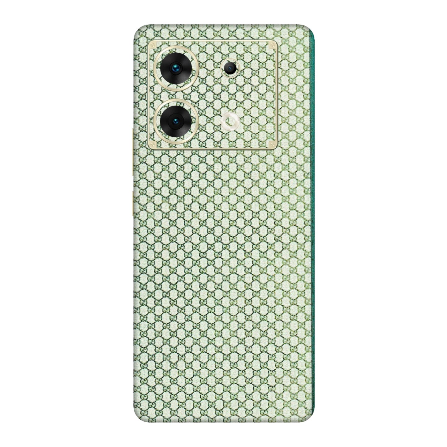 INFINIX Phone Skins (All Models) - Gucci Fabric Pattern - 3D Embossed Finish (L-73) Infinix Zero 30 (5G)