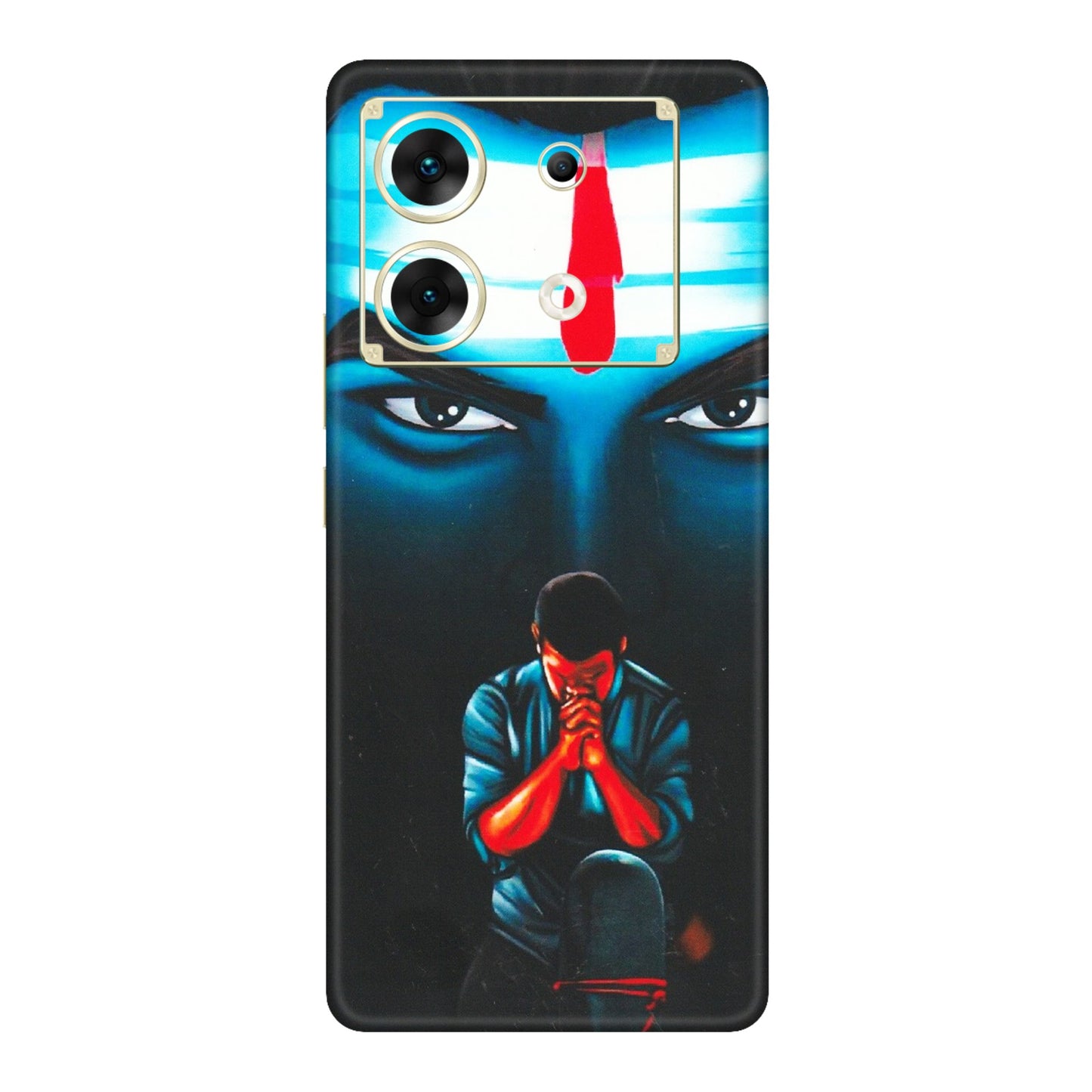 INFINIX Phone Skins (All Models) - Mahakal Bhakt - Matte Finish (M-112) Infinix Zero 30 (5G)
