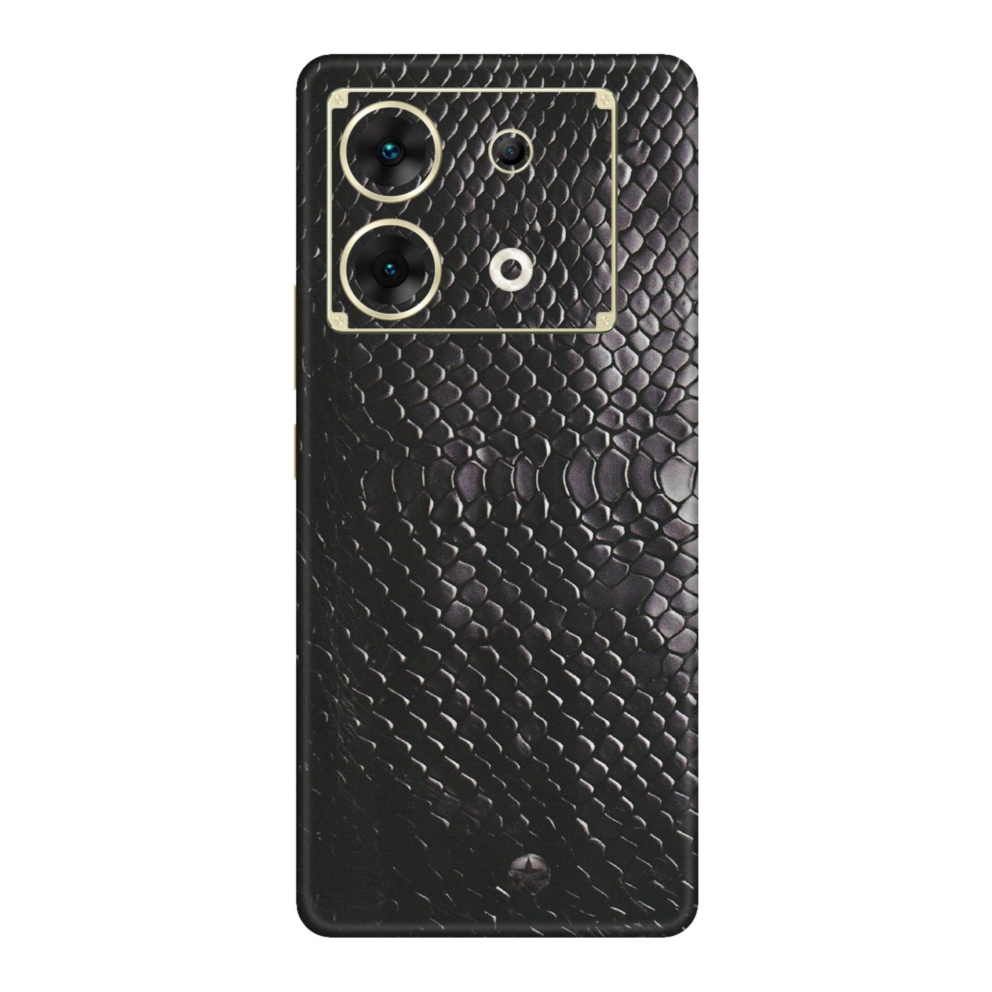 INFINIX Phone Skins (All Models) - Black Snack Leather - Matte Finish (M-147) Infinix Zero 30 (5G)