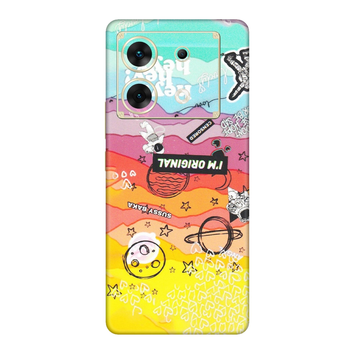 INFINIX Phone Skins (All Models) - The Original Astronaut - Matte Finish (M-79) Infinix Zero 30 (5G)