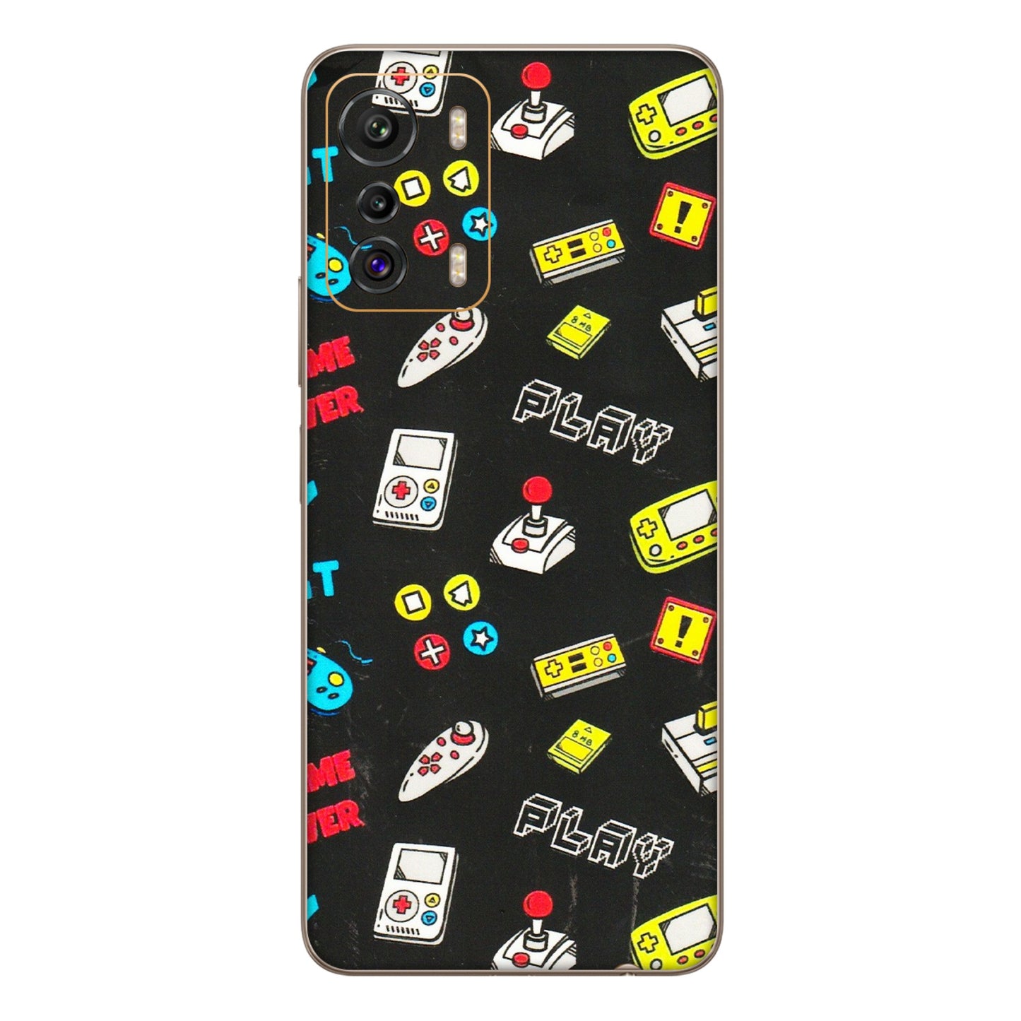 INFINIX Phone Skins (All Models) - Gaming Doodles - 3D Embossed Finish (L-224) Infinix Zero 5G