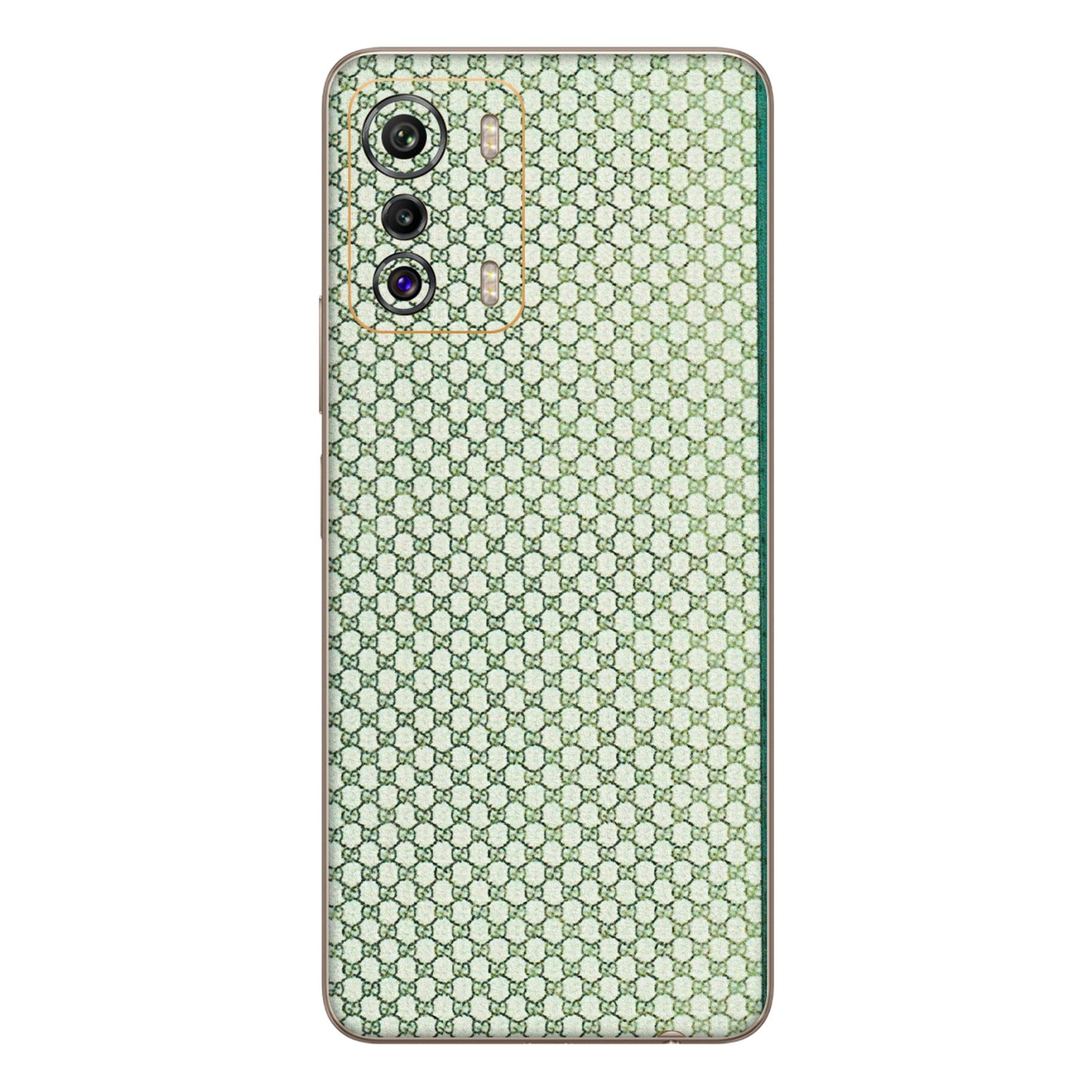 INFINIX Phone Skins (All Models) - Gucci Fabric Pattern - 3D Embossed Finish (L-73) Infinix Zero 5G