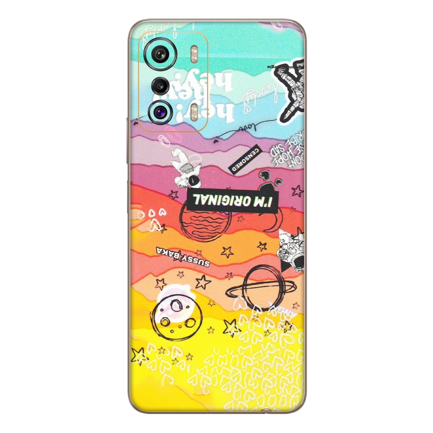 INFINIX Phone Skins (All Models) - The Original Astronaut - Matte Finish (M-79) Infinix Zero 5G