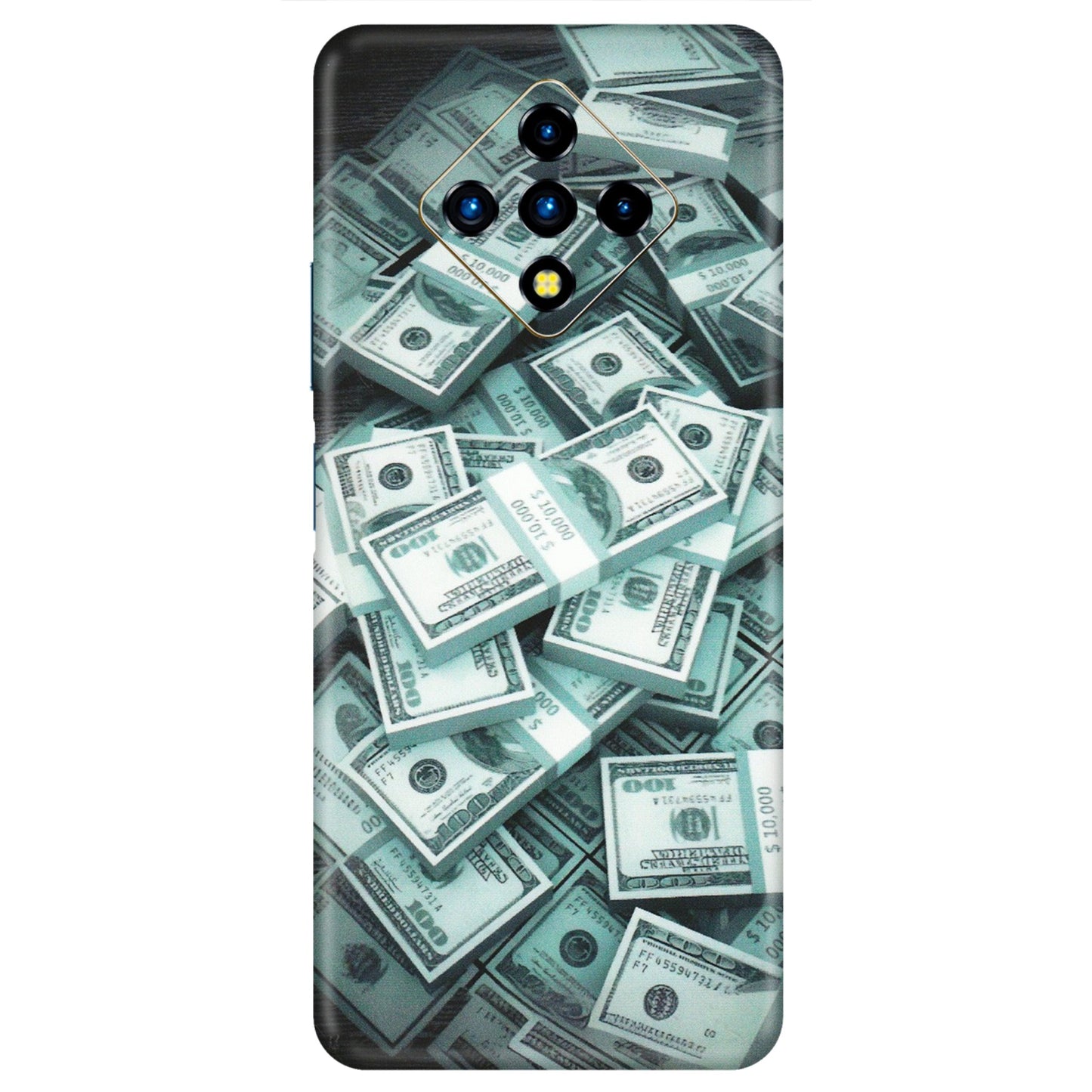 INFINIX Phone Skins (All Models) - Hundred Dollar Bill - Matte Finish (M-162) Infinix Zero 8i