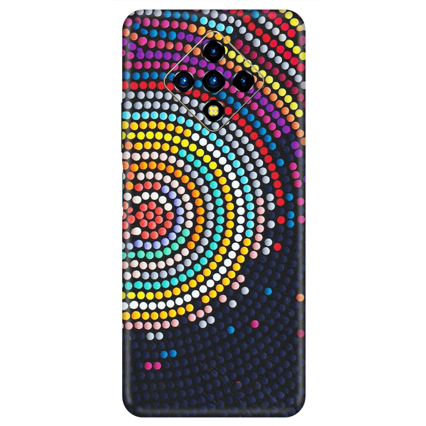 INFINIX Phone Skins (All Models) - Rainbow Dot Mandala - Matte Finish (M-97) Infinix Zero 8i